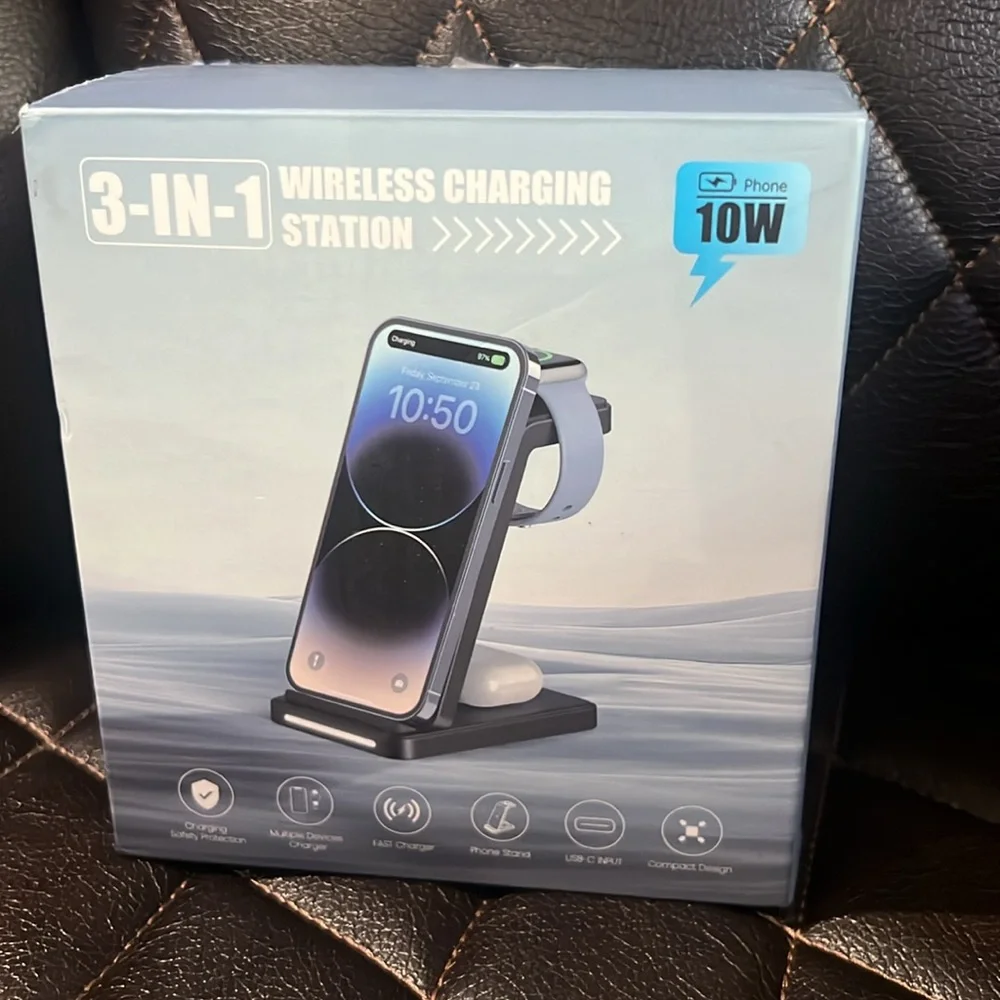Wireless Charger, Wireless Charging Stand Dock - Picture 1 of 3